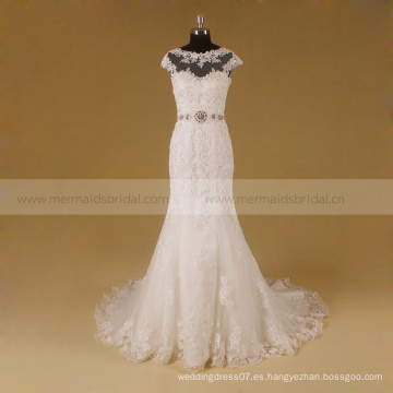 Nuevo exquisitamente diseñado vestido de novia elegante nupcial fabricante